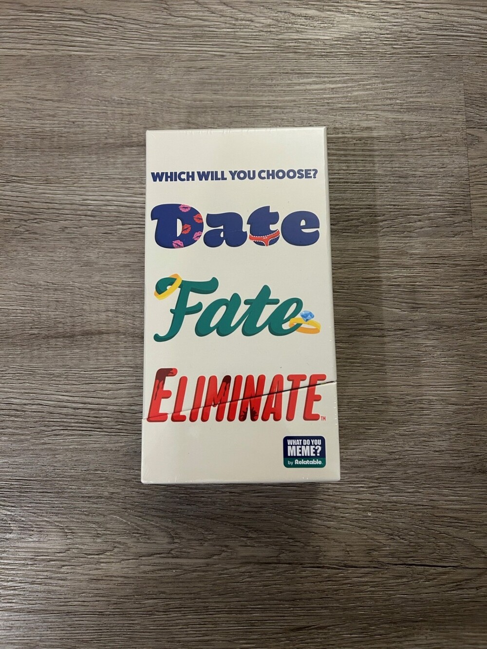 Date Fate Eliminate Card Game - Party Edition - New‎ Sealed